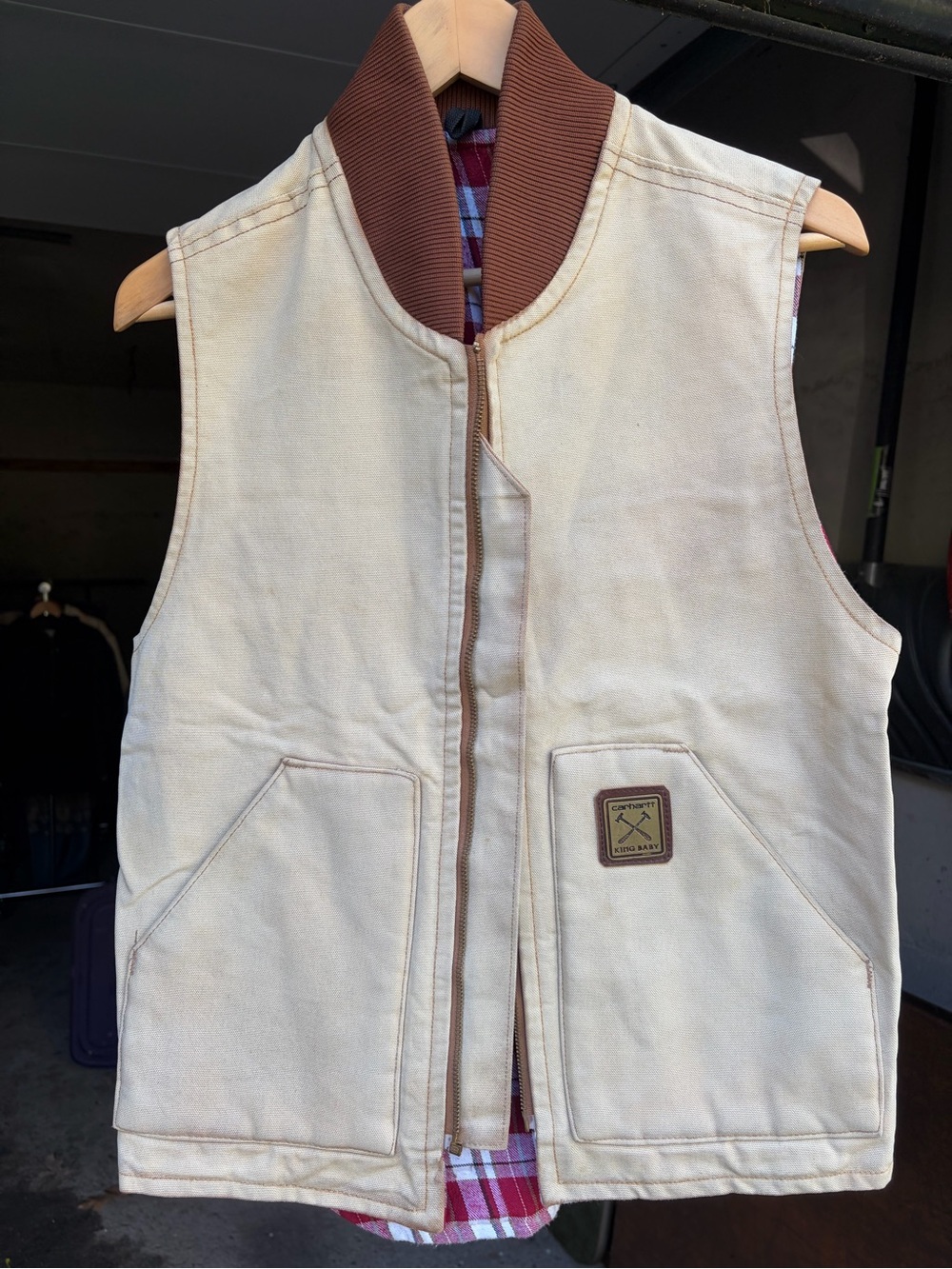 RARE Carhartt x King Baby Duck Canvas Vest Mens S